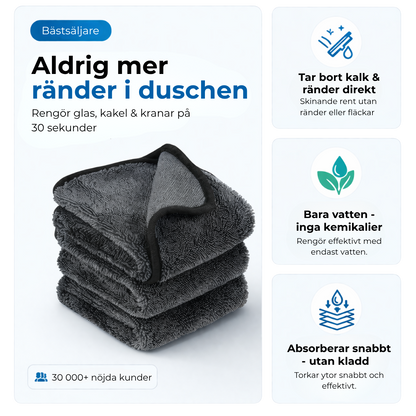 ClearWipe – Aldrig mer ränder i duschen